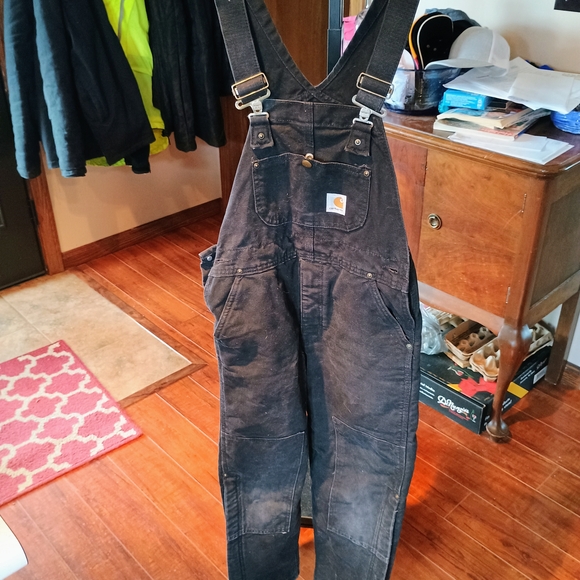 Carhartt Other - Carhartt Dark Gray Work Overalls Insulated